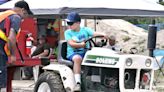 Tractor pulling is a competitive sport at Aldergrove Fair