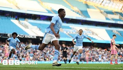 FA Youth Cup final: Man City beat Leeds 4-0 to lift trophy at Etihad Stadium