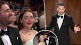 Did Emma Stone call Jimmy Kimmel a ‘pr–k’ at the 2024 Oscars? Here’s what she whispered to her husband