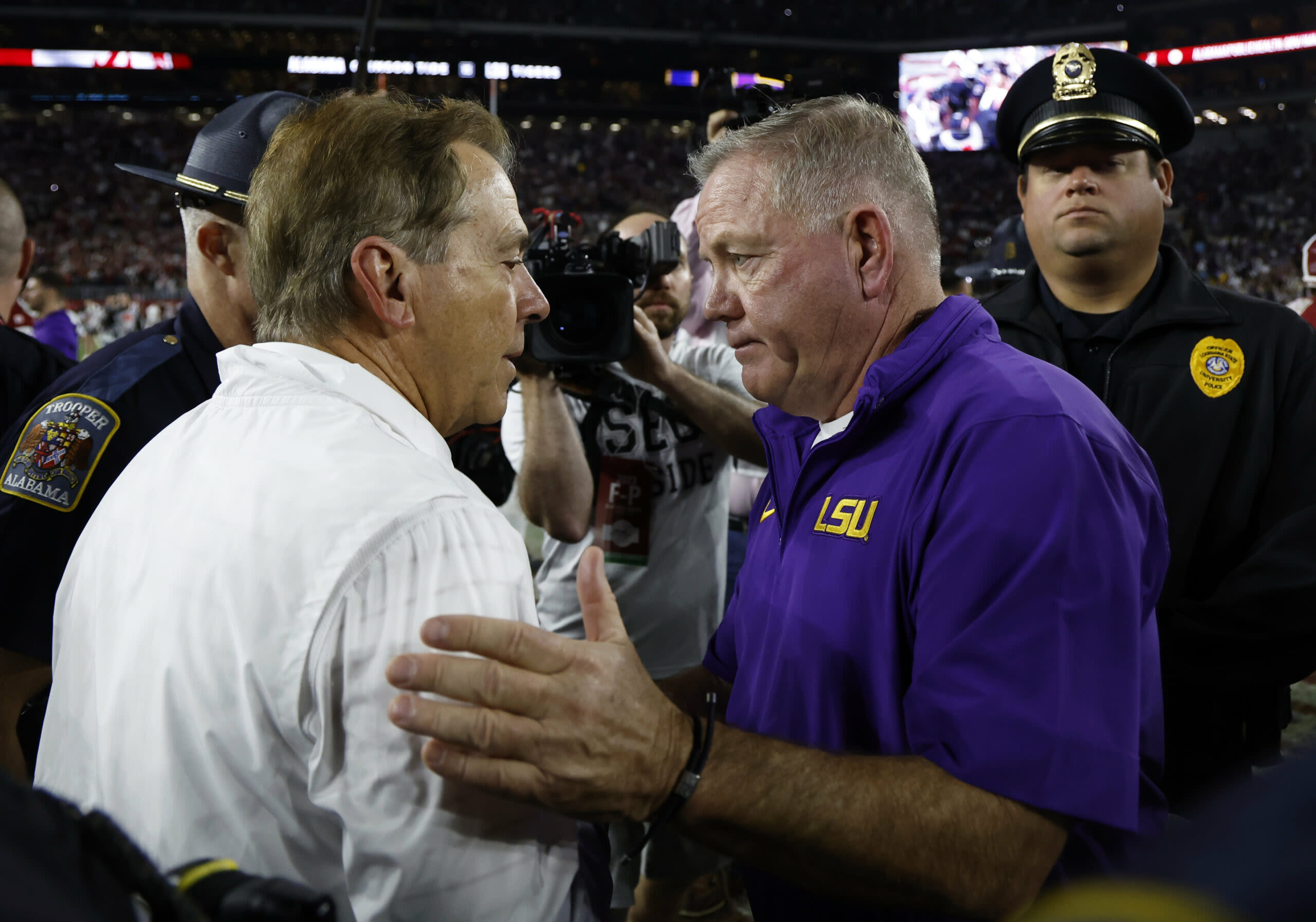 Nick Saban, retired from coaching, thinks LSU football will thrive in 2024