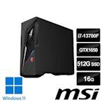 msi微星 Infinite S3 13-845TW電競桌機 (i7-13700F/16G/GTX1650/512G SSD/Win11)