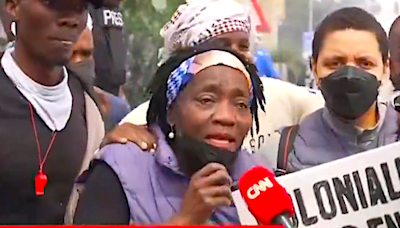 Barack Obama's sister hit with tear gas during live CNN interview as Kenya protests rage