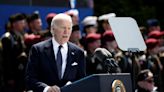 Watch as Joe Biden joins Emmanuel Macron for D-Day anniversary in Normandy