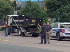 Boston police officer struck, seriously injured by truck in North End