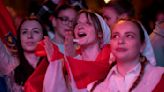 Swiss fans get ready to welcome Eurovision winner Nemo back home