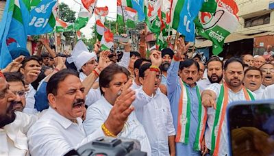 Congress march over terror foiled, several detained near Raj Bhawan