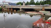 Two days of heavy rainstorms cause DuPage River to overflow its banks in downtown Naperville