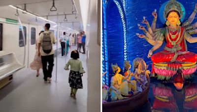 'Underwater metro' themed pandal at Kolkata Durga Puja wows the internet. Watch