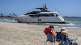 Disaster as £3.8m luxury British yacht gets stuck on beach in Spain