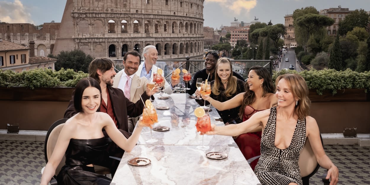 Photos: Ashley Park & EMILY IN PARIS Cast Arrive in Rome Ahead of Season 4 Part 2