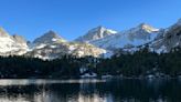 How much snow still covers California's mountains this July?