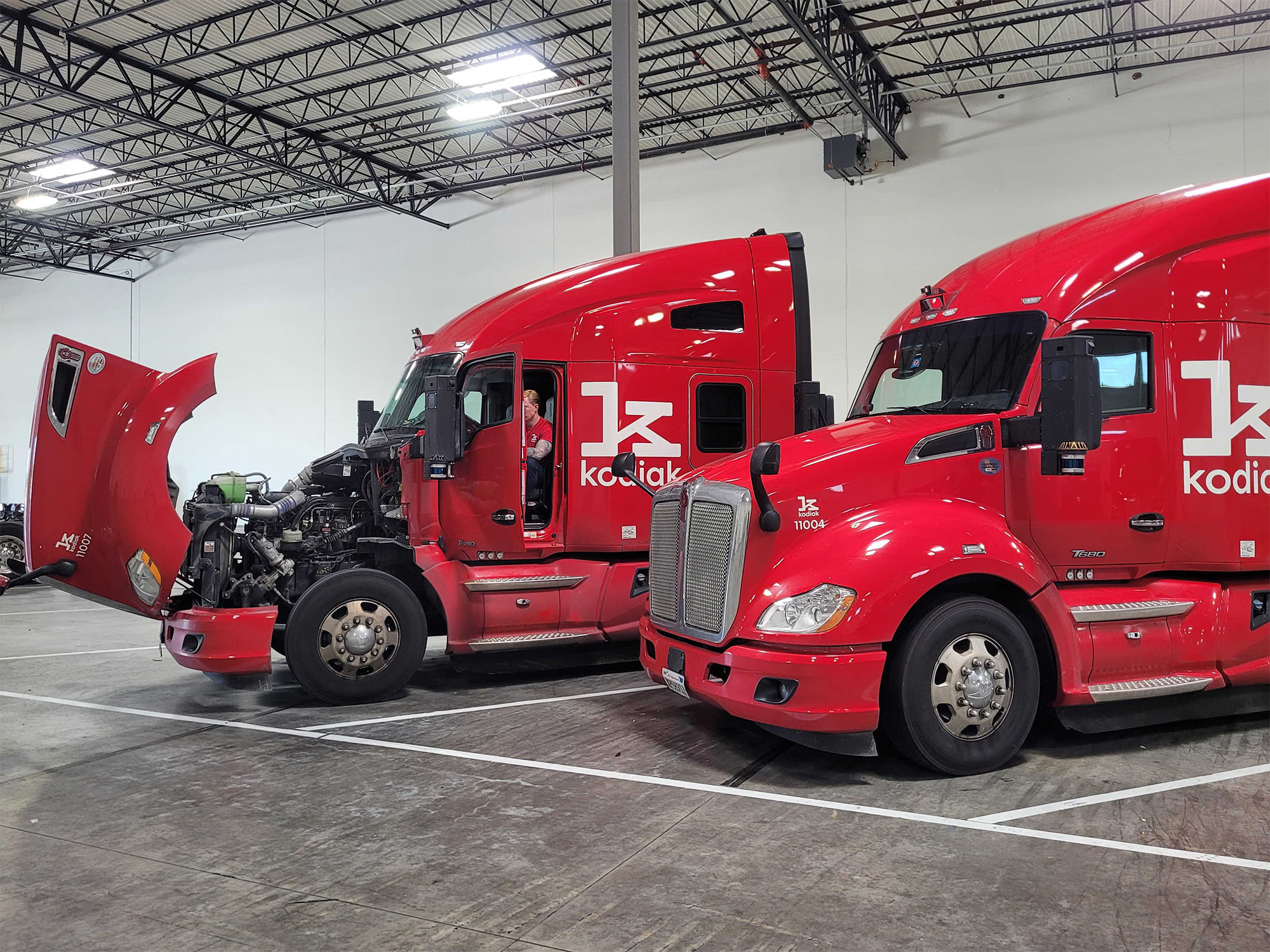 Self-driving trucks hop on climate bandwagon