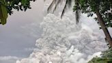 Indonesia's dramatic volcano eruption caught on video