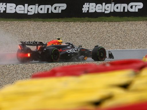 Verstappen fastest in final practice for Belgian GP. Stroll crashes as rain keeps cars in garages