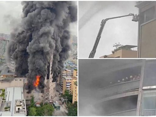 中國四川百貨大樓大火已知16人罹難! 當局稱「施工作業」引發火災