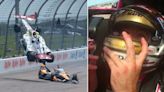 Espeluznante accidente en la IndyCar: la desesperación de un piloto luego de quedar atrapado en su auto con otro vehículo encima