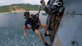 A Navy rescue swimmer died while training to rejoin the fleet