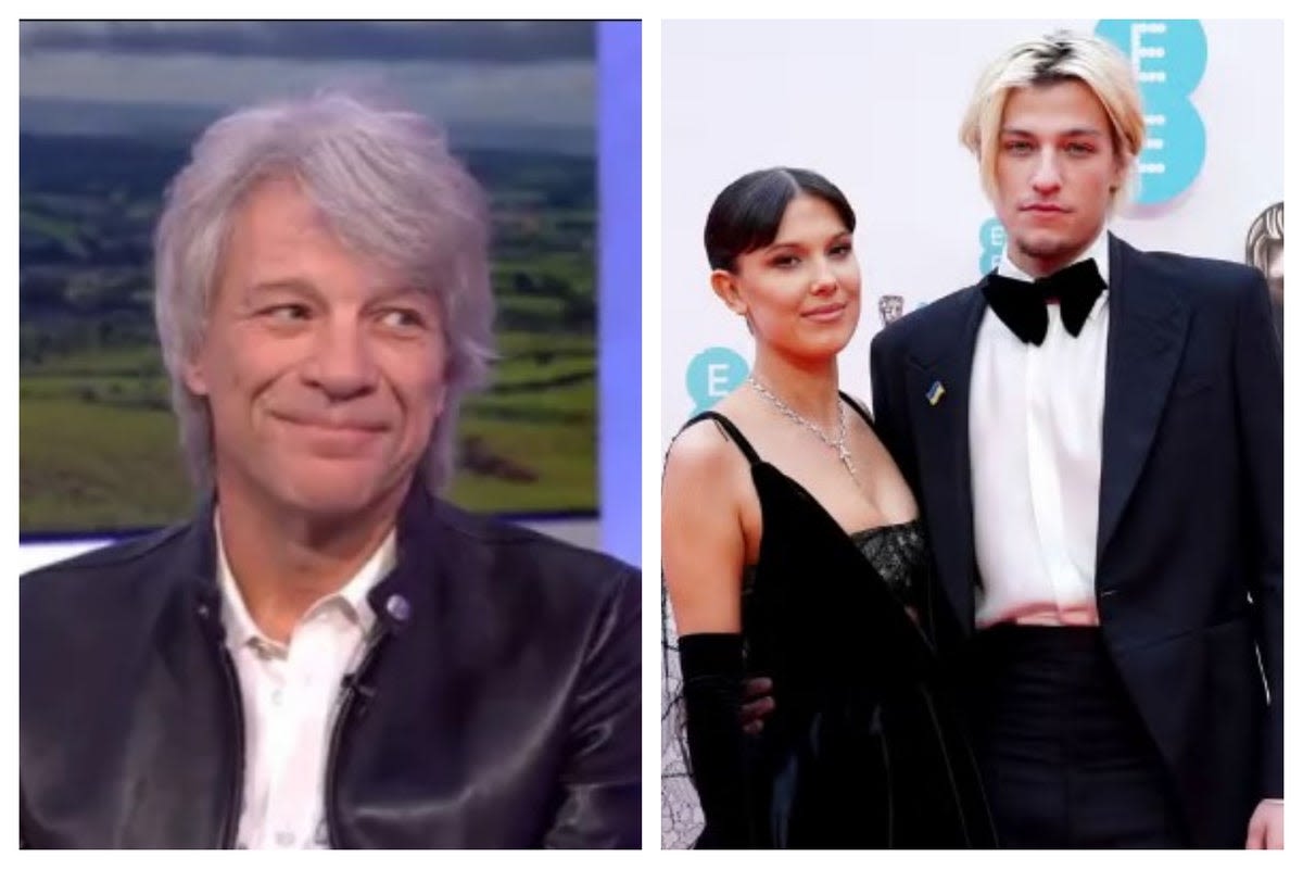 Jon Bon Jovi shares details of 'gorgeous bride' Millie Bobby Brown's wedding to his son Jake