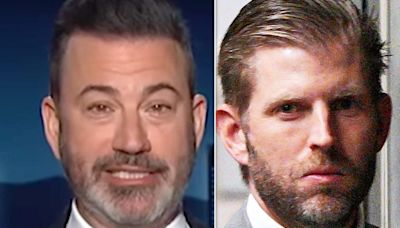 Jimmy Kimmel Brutally Shades Eric Trump In The Most Golden Way Possible