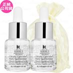 Kiehl s 契爾氏 激光極淨白淡斑精華(15ml)*2旅行袋組(公司貨)