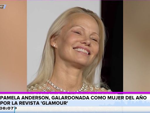 Pamela Anderson, premiada como 'Mujer del año' por la revista 'Glamour'