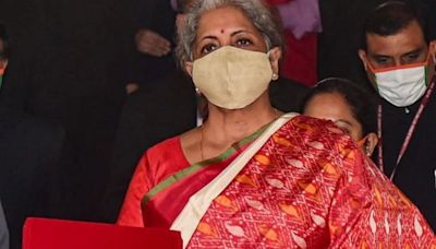 Union Budget 2024: FM Nirmala Sitharaman adorns white-violet silk saree; here’s a look at her iconic Budget-day sarees over the years