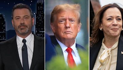 Jimmy Kimmel Should Be Fearful of Donald Trump Retaliating Against Him If He's Reelected, Kamala Harris Warns