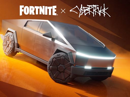 Fortnite is adding the Tesla Cybertruck tomorrow