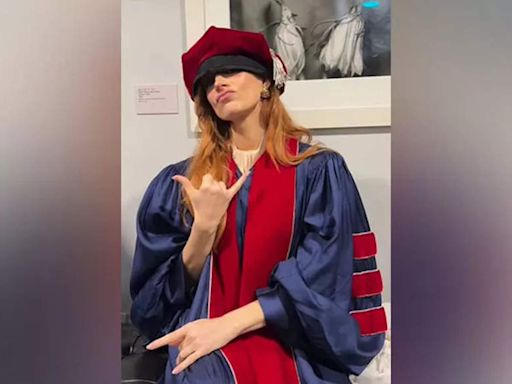 Jessica Chastain shares glimpses of her honorary doctorate ceremony at alma mater Juilliard | English Movie News - Times of India
