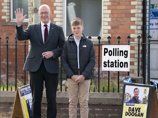 Scottish party leaders cast ballots in General Election