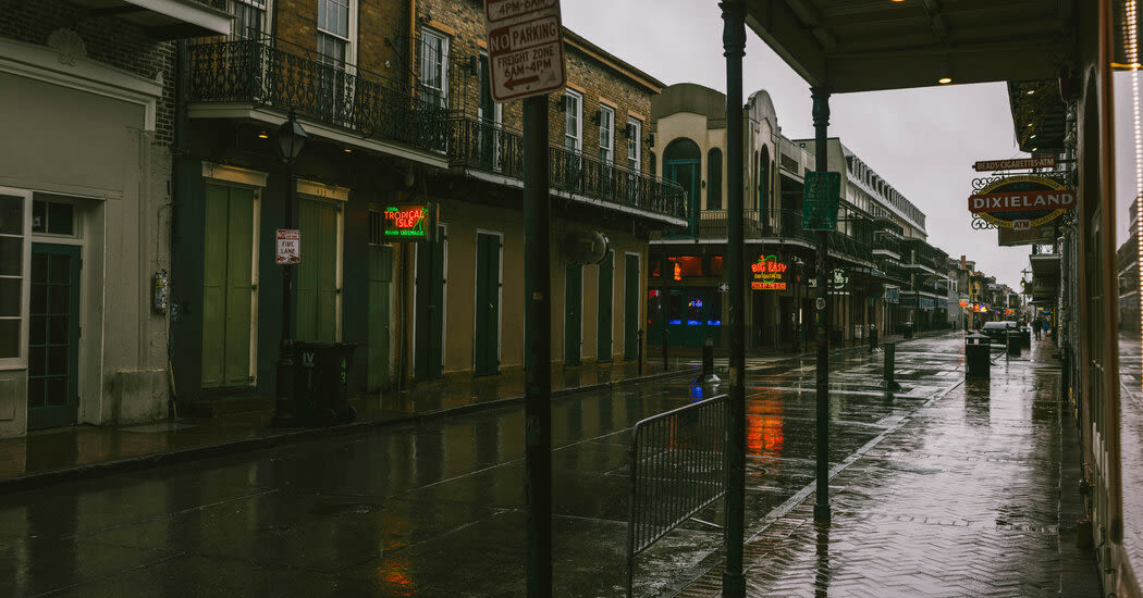 In New Orleans, Streets Turn Quiet as Water Builds Ahead of Francine’s Landfall