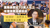 重陽長假近70萬人北上 分析：掃墓+經濟疲弱 在港消費持續低迷