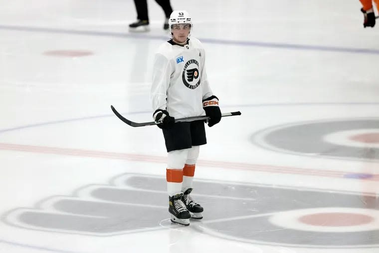 Jett Luchanko, Hunter McDonald, and Noah Powell stand out in Flyers development camp