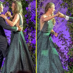 Alcaraz 'awkwardly' dances with Krejcikova at Wimbledon Champions' Dinner