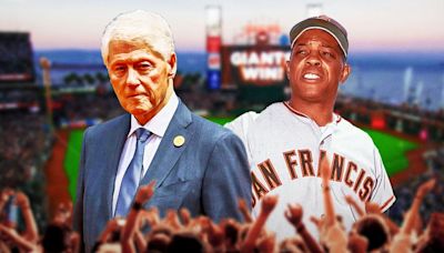 Bill Clinton pays tribute to Giants' Willie Mays at public memorial