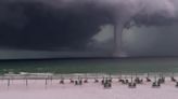 ‘That’s a big ‘un’: Beachgoers marvel at massive waterspout off Florida coast