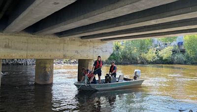 Rescue crews search for man in the Chena River