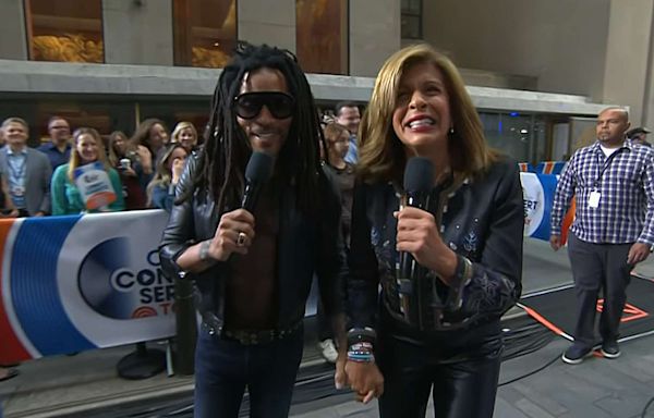 Jenna Bush Hager Tries to Set Lenny Kravitz Up with Hoda Kotb After They Hold Hands on the 'Today' Show