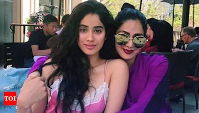 When late Sridevi teased Janhvi Kapoor for her struggle with Hindi, leaving the media in splits | Hindi Movie News - Times of India