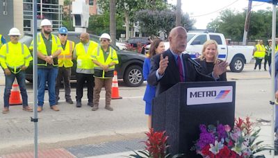 City of Houston, METRO break ground on improvement project that will stretch six miles on Westheimer | Houston Public Media