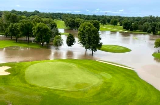 Historic flooding has shut down this South Dakota public course