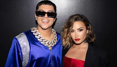 Demi Lovato Performs New Bilingual Collaboration 'Chula' with Grupo Firme in Texas