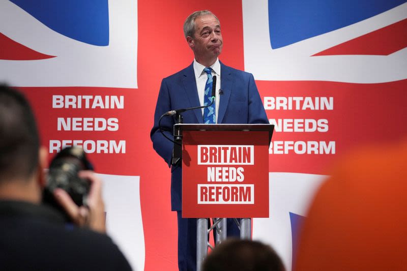 Nigel Farage sets sights on being thorn in Labour's side after UK election