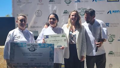 Los cocineros Maribel Clavijo y Miguel Castillo vencen en el Chef Sierra de Cádiz