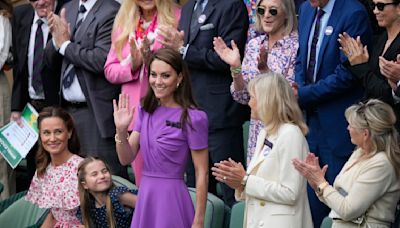 Kate, Princess of Wales, is at Wimbledon in a rare public appearance since revealing she has cancer