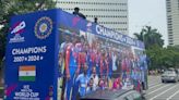 Team India T20 World Cup celebration: Open-top bus for Team India’s victory parade reaches Mumbai’s Marine Drive