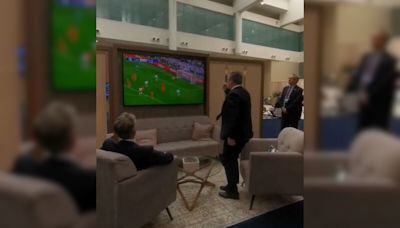 Video: Newly Elected UK PM Takes Break From NATO Meeting To Watch Euro Game
