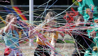 Highlands Elementary School adds new inclusive playground equipment; working to add the rest