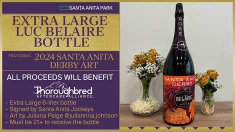 Santa Anita Park Rosé Auction to Benefit Aftercare