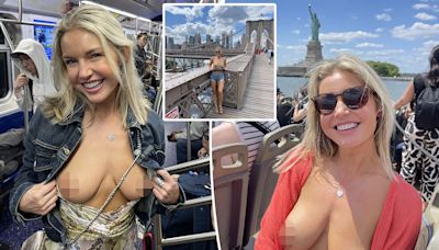 I flash my boobs at NYC tourist hotspots for gender equality — if you don’t like it, don’t look